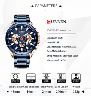 Nuevo Reloj Curren Hombre