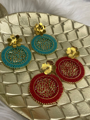 Nuevos Aretes Mandala Mostacilla