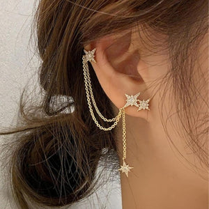 NUEVOS ARETES MODA COREANA ESTRELLAS